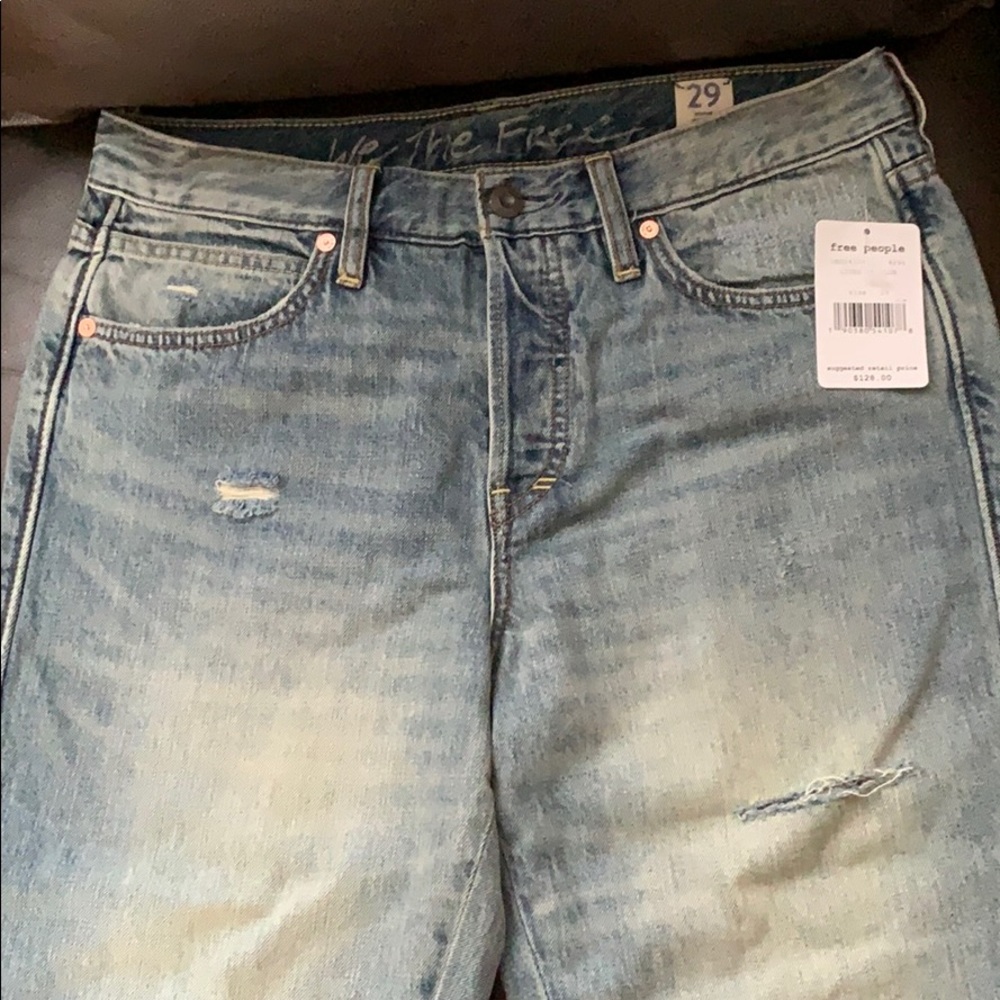 NWT Free People Distressed Jeans